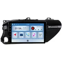 RoverOne 6G+128G Auton Multimediasoitin Radio CarPlay Bluetooth Android Radio GPS for Toyota Hilux Pick Up AN120 2015 - 2020