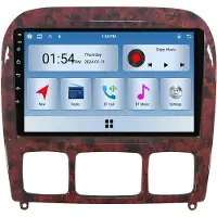 RoverOne 6G+128G Auton Multimediasoitin Radio CarPlay Bluetooth Android Radio GPS for Mercedes Benz S-Class S Class W220 VV220 1998 - 2005