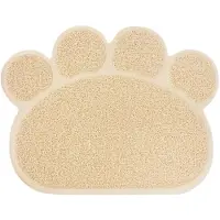 XSKE TEC Lemmikkieläintarvikkeet Kissanhiekkamatot Jalkamatot Suuret PVC-matot (beige)