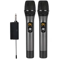 INF 2 langatonta mikrofonia Bluetooth Reverb Android-porttikaapelilla Black