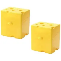 Tlily Sliced Cheese Container 2pcs Cheese Slice Holder Plastic Refrigerator Cheese Box