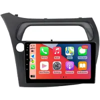 RoverOne Autoradio Bluetooth CarPlay GPS-navigointi for Honda Civic Hatchback 2006-2012