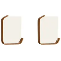 Wella 2pcs 8 Inch DIY Acrylic Wooden Photo Frame Herbarium Display Picture Frame with Sided Frame B