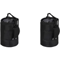 Zandona 2X Nail Screw Storage Bag with Buckle Hanging Waist Nail Bucket Multifunctional Nail Waist Pack Nail Hanging Waist Kit