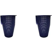 Torribaly 2X Strainer Basket Replacements Pool Skimmer Basket Swimming Pool Filter Basket for IntelliFlo WhisperFlo Pumps