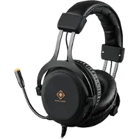 Deltaco DH310 ‑pelikuulokkeet 57 mm, LED, mustat