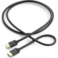 Hama HA-00202010 DisplayPort 2.1 -kaapeli, jossa 8K, 540 Hz, HDR, 2 m, musta