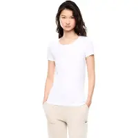 EA7 for woman. 7W001045_AF10373 Core white T-shirt (XS), Casual, Cotton, Short sleeve