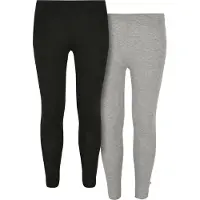 Urban Classics Leggingsit meleerattu harmaa / musta