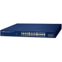 Planet 24-Port 10/100/1000T + 2-Port, Hallittu, L2, Gigabit Ethernet (10/100/1000), Täysin kaksipuolinen (GS-2210-24T2S)