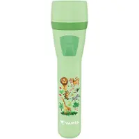 Varta Kids Flashlight, Käsikokoinen taskulamppu, Vaaleanvihreä, Akryylinitriilibutadieenistyreeni (ABS), Polykarbonaatti (PC), Termoplastinen, 1 m, 4 (15650101421)