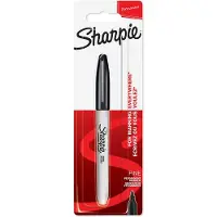 Sharpie Permanentmarker Fein Rundspitze F 0,9mm schwarz 1er Blister (1985857)