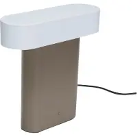 Hubsch Design-pöytävalaisin Sleek, himmennettävä, Ruskea/ruoste, Olohuone/ruokailutila, Metalli, Design