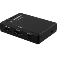 Deltaco HDMI-jakaja, 1 HDMI-tulo, 4 HDMI-lähtöä, 10,2 Gbit/s