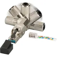 EFB Elektronik 88035P8.1, RJ-45, Hopea, Uros, Sinkki, Cat6, 22/26