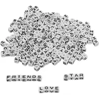 Colorations - Alphabet Beads 7mm 300pcs.