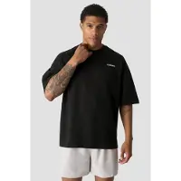 ICANIWILL Everyday Terry Oversized T paita Musta