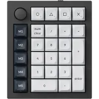 Keychron Q0 Max, langaton mekaaninen numeronäppäimistö, Gateron Jupiter Red, Carbon Black