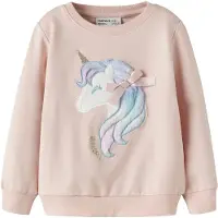 Name it Nmfkisa Ls Sweat Unb Box - Pink - 98