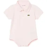 Lacoste Body l/h - Pique - Flamingo M. Logo - - 12 kuukautta - Bodyt L/H
