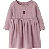 Name it Nbfkirsa Ls Dress - Pink - 80