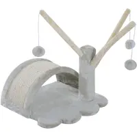 PawHut Kissan raapimispuu PawHut 38x38x40cm, harmaa/kerma
