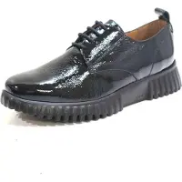 Wonders for woman. A-4401_2024_5792 Flexfly 01 leather shoes black (39), 3 to 5 cm, Laces, Casual