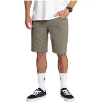 Volcom Solver 5 Pocket Twill 19 Shortsit squadron green Koko 34