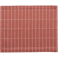 Marimekko Tiiliskivi kudottu pöytätabletti Chestnut-off white, 31x42 cm