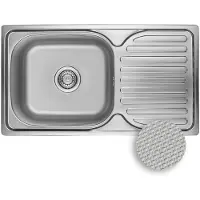 Super Merchant Teräksinen keittiöallas ORION, SKO_311T, Inox Linen
