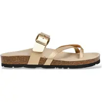 Pepe Jeans for woman. PLS800001 Gold Oban Cool Sandals (40), Flat, Buckle, Casual