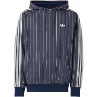 Adidas Collegepaita 'PINSTRIPES' meleerattu sininen / valkoinen