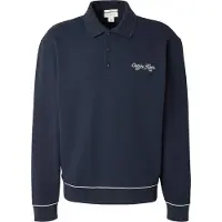 Calvin Klein Jeans Collegepaita laivastonsininen / valkoinen
