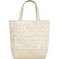 Pepe Jeans for woman. PL0300071 Gracelyn handbag off-white (OSFA), Beige, Casual, Polyurethane