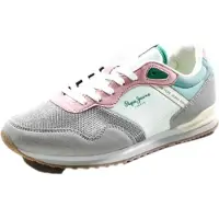 Pepe Jeans for woman/girl. PGS400015 Trainers London Bubble grey (40), Flat, Laces, Casual, children's fashion