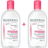Bioderma Sensibio H2o 500ml 2 Units Meikinpoistoaine