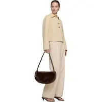 Tous for woman. 2002359044 Halfmoon shoulder bag brown (OSFA), Casual, Leather