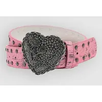 Vitriol Agatha Studded Vyö pink Koko S