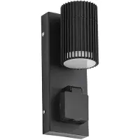 LINDBY Ulkoseinävalaisin Enerio , himmennettävä, Musta, Alumiini, Moderni