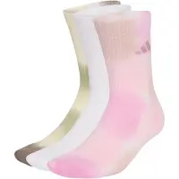 Adidas Urheilusukat 'Tie-Dye 3 Pairs' oliivi / pastellinvihreä / roosa / valkoinen