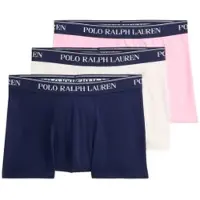 Ralph Lauren for man. 714830299211 Set of 3 stretch cotton boxers navy, white, pink (L), Homewear, Multicolor