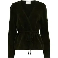MSCH Copenhagen Mschmiabelle Hope Wrap Cardigan - Khaki green - L/XL