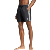 Adidas Uimashortsit 'Adicolor' musta / valkoinen