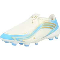 Adidas Jalkapallokengät 'F50 Messi League' norsunluu / vaaleansininen / kulta