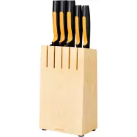Fiskars Veitset + veitsitukki 6 osaa