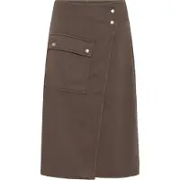 Inwear Gladysiw Denim Wrap Skirt - Brown - 32