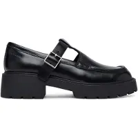 Calvin Klein Chunky Loafer Tbar Pol Lth - Black - 39
