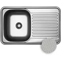 Loge Teräksinen keittiöallas Faro, SKH_311T, Inox Linen