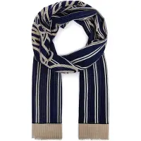 Tommy Hilfiger Th Script Scarf - Navy - ONE SIZE