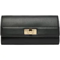 Tommy Hilfiger Kukkaro 'Modern TH Monogram Turn Lock' musta